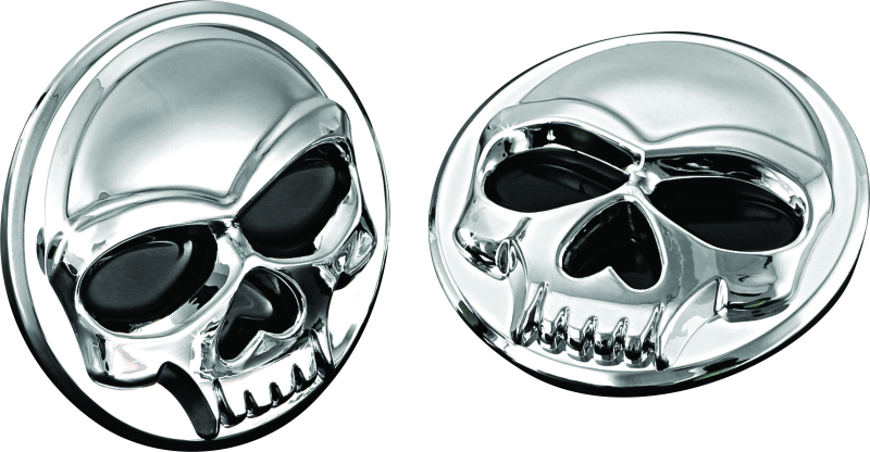 Kuryakyn Universal Zombie Medallions 2in Diameter Chrome Kuryakyn Exterior Trim AXOPROS