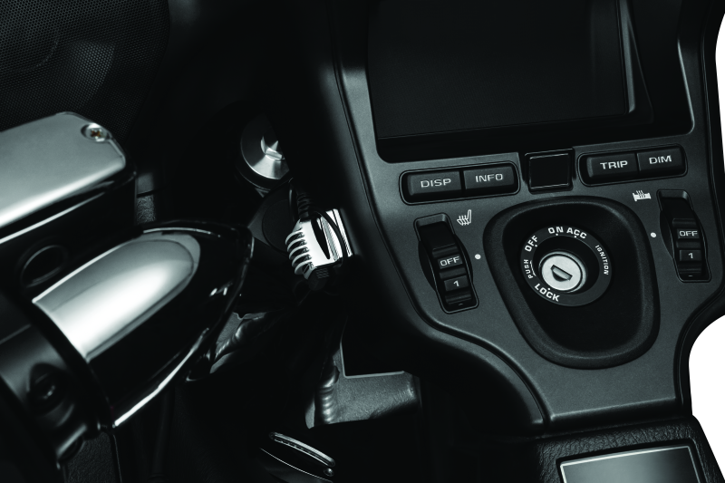 Kuryakyn USB Power Port Universal Charger Chrome Kuryakyn Programmer Accessories  AXOPROS