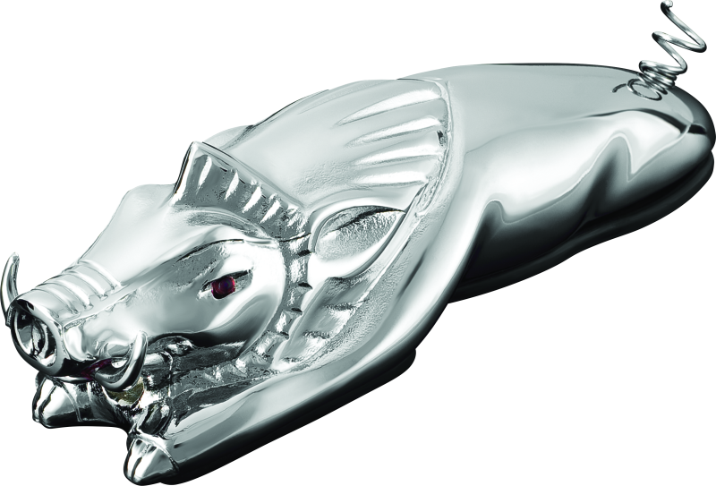 Kuryakyn Wild Boar Fender Ornament Chrome Kuryakyn Exterior Trim AXOPROS