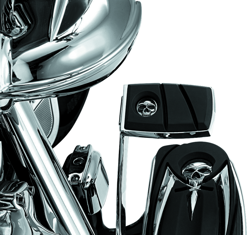 Kuryakyn Zombie Brake Pedal Pad For FL Models Chrome Kuryakyn Pedals  AXOPROS