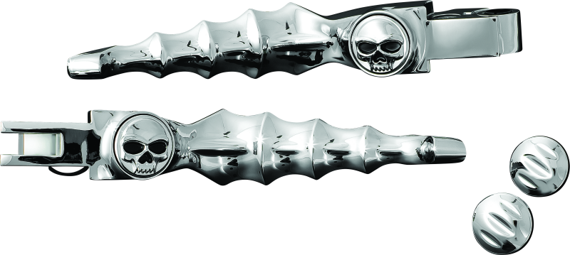 Kuryakyn Zombie Levers 96-Up Cable Chrome Kuryakyn Levers AXOPROS