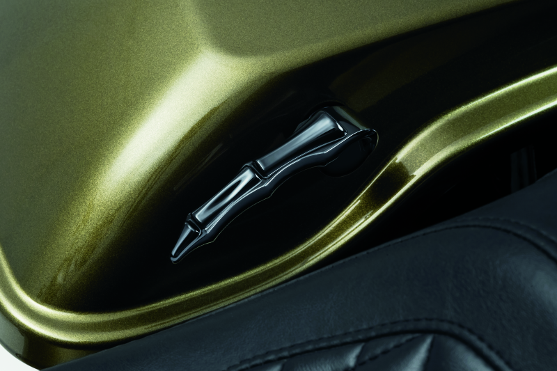 Kuryakyn Zombie Saddlebag Latch Handle Black Kuryakyn Bags - Saddlebags  AXOPROS