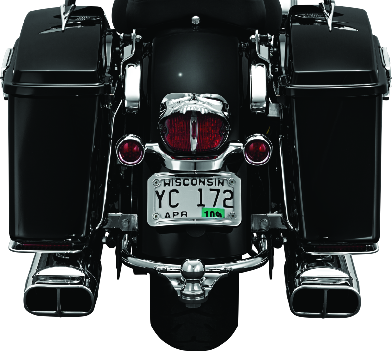 Kuryakyn Zombie Taillight Cover Chrome Kuryakyn Tail Lights  AXOPROS