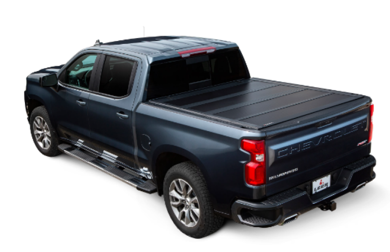 LEER 2019+ GM Silverado/Sierra HF650M 5Ft8In Tonneau Cover - Folding LEER Group Tonneau Covers - Hard Fold AXOPROS