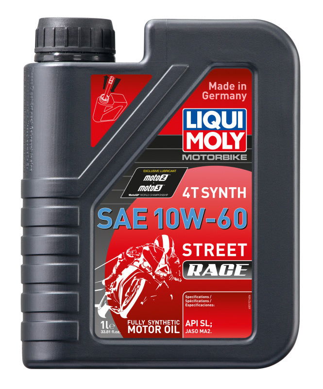 LIQUI MOLY 1L Motorbike 4T Synth SAE 10W60 Street Race LIQUI MOLY Motor Oils AXOPROS