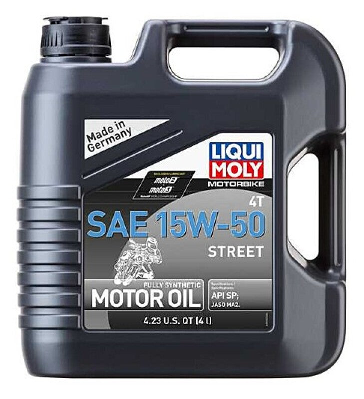 LIQUI MOLY 4L Motorbike 4T SAE 15W50 Street LIQUI MOLY Motor Oils AXOPROS