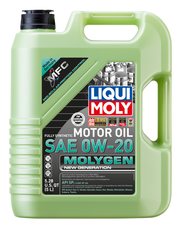 LIQUI MOLY 5L Molygen New Generation Motor Oil SAE 0W20 LIQUI MOLY Motor Oils AXOPROS