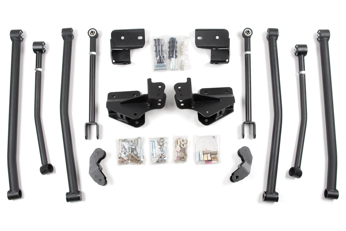 Long Arm Conversion Upgrade - Fits 4-6 Inch Lift - Jeep Wrangler JK (07-18) BDS Suspension Four-Link Suspension Assembly  AXOPROS