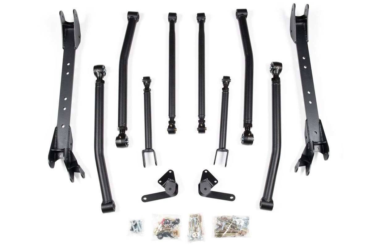 Long Arm Conversion Upgrade - Fits 4-6 Inch Lift - Jeep Wrangler TJ (97-06) BDS Suspension Four-Link Suspension Assembly  AXOPROS