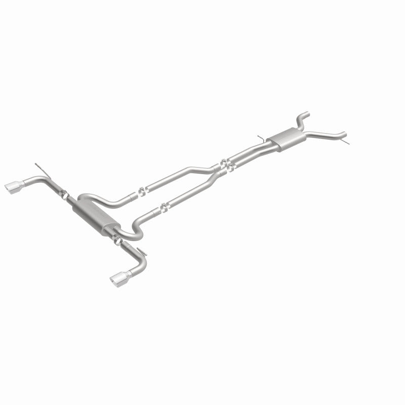 MagnaFlow 07 Audi Q7 V8 4.2L Dual Split Rear Exit Stainless Cat-Back Perf Exhaust Magnaflow Catback AXOPROS