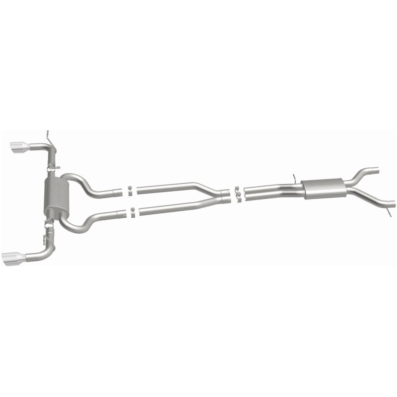 MagnaFlow 07 Audi Q7 V8 4.2L Dual Split Rear Exit Stainless Cat-Back Perf Exhaust Magnaflow Catback AXOPROS