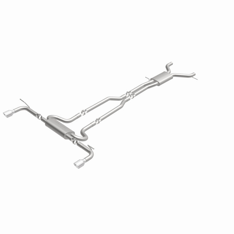 MagnaFlow 07 Audi Q7 V8 4.2L Dual Split Rear Exit Stainless Cat-Back Perf Exhaust Magnaflow Catback AXOPROS