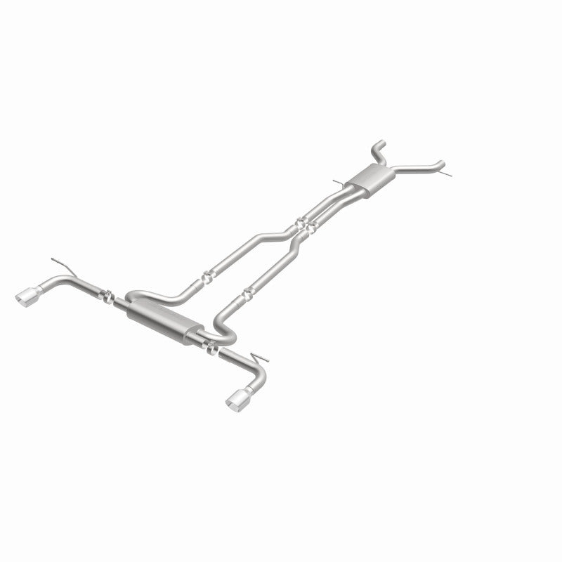 MagnaFlow 07 Audi Q7 V8 4.2L Dual Split Rear Exit Stainless Cat-Back Perf Exhaust Magnaflow Catback AXOPROS