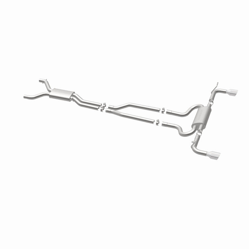 MagnaFlow 07 Audi Q7 V8 4.2L Dual Split Rear Exit Stainless Cat-Back Perf Exhaust Magnaflow Catback AXOPROS
