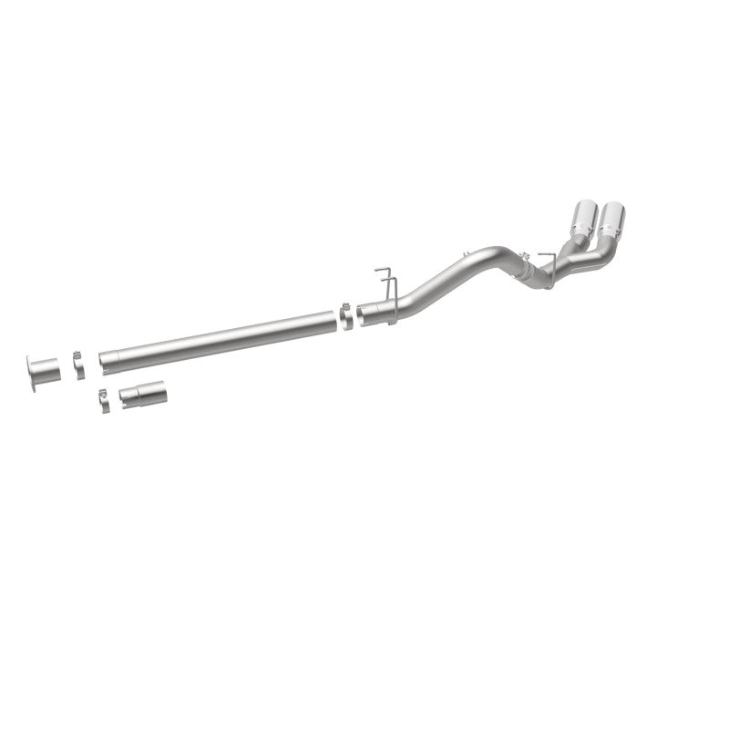 MagnaFlow 08-17 Ford F-250/F-350/F-450 4.6L/6.7 DPF-Back SS 4in Dual Single Passenger Side Rear Exit Magnaflow DPF Back AXOPROS
