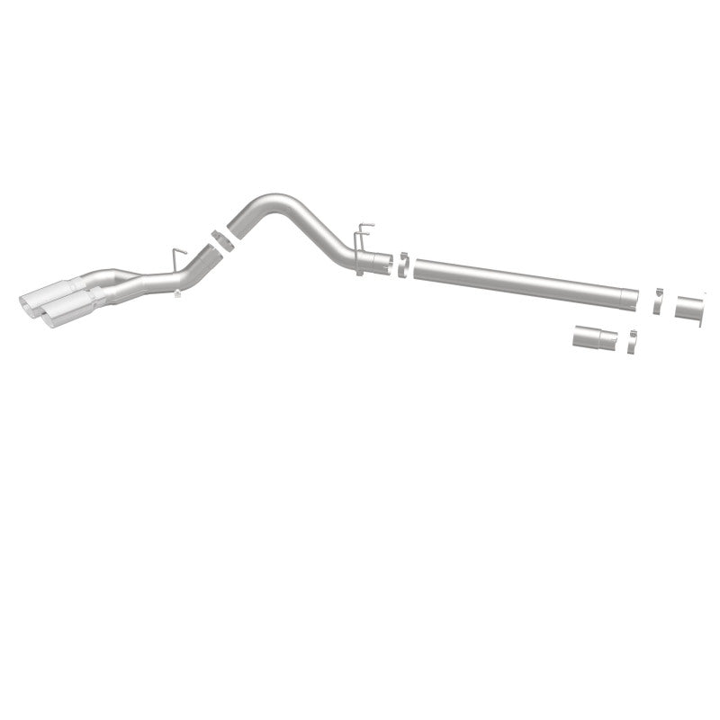 MagnaFlow 08-17 Ford F-250/F-350/F-450 4.6L/6.7 DPF-Back SS 4in Dual Single Passenger Side Rear Exit Magnaflow DPF Back AXOPROS