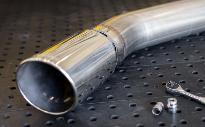 MagnaFlow 08-17 Ford F-250/F-350/F-450 4.6L/6.7 DPF-Back SS 4in Dual Single Passenger Side Rear Exit Magnaflow DPF Back AXOPROS