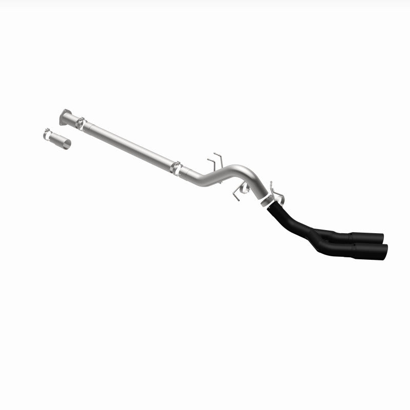 MagnaFlow 08-18 Ford F-250/F-350/F-450 4.6L/6.7 DPF-Back Black 4in Dual Single Rear Exit Magnaflow DPF Back AXOPROS