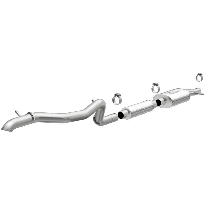 MagnaFlow 12-18 Jeep Wrangler 2.5in Overland Series Cat-Back Exhaust Magnaflow Catback AXOPROS