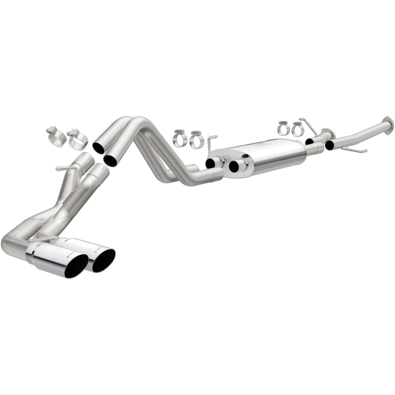 MagnaFlow 14 Toyota Tundra V8 4.6L/5.7L Stainless C/b Exhaust Dual same side pass. rear tire Magnaflow Catback AXOPROS