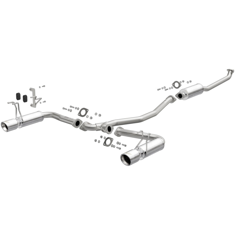 MagnaFlow 16-18 Honda Civic L4 2.0L Street Series Cat-Back Exhaust w/ Polished Tips Magnaflow Catback AXOPROS