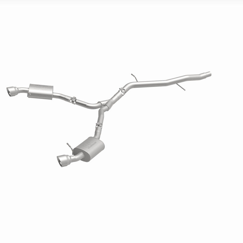 MagnaFlow 18-19 Audi A5 Dual Exit Polished Stainless CatBack Exhaust - 3in Main Piping Diameter Magnaflow Catback AXOPROS