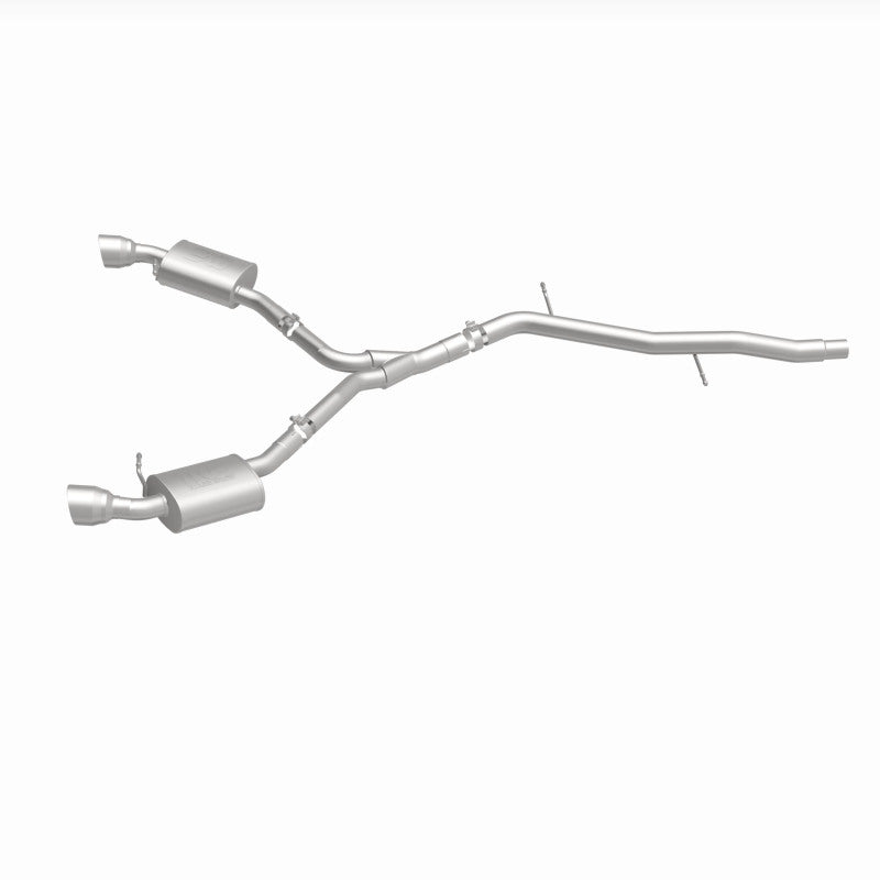MagnaFlow 18-19 Audi A5 Dual Exit Polished Stainless CatBack Exhaust - 3in Main Piping Diameter Magnaflow Catback AXOPROS