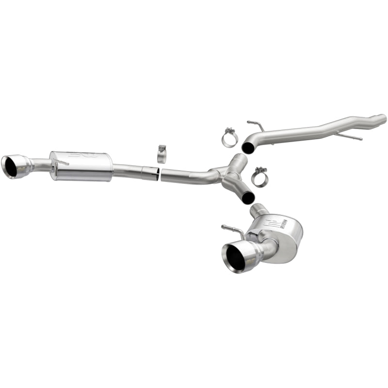 MagnaFlow 18-19 Audi A5 Dual Exit Polished Stainless CatBack Exhaust - 3in Main Piping Diameter Magnaflow Catback AXOPROS
