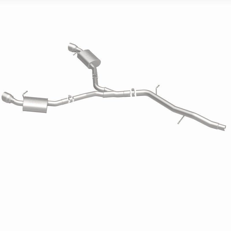 MagnaFlow 18-19 Audi A5 Dual Exit Polished Stainless CatBack Exhaust - 3in Main Piping Diameter Magnaflow Catback AXOPROS