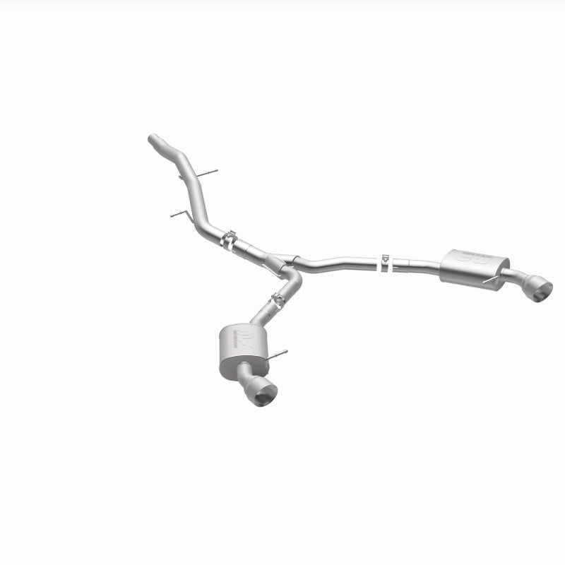 MagnaFlow 18-19 Audi A5 Dual Exit Polished Stainless CatBack Exhaust - 3in Main Piping Diameter Magnaflow Catback AXOPROS