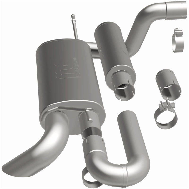 MagnaFlow 18-23 Jeep Wrangler JL 2.0L/3.6L Overland Series Axle-Back Exhaust Magnaflow Axle Back AXOPROS