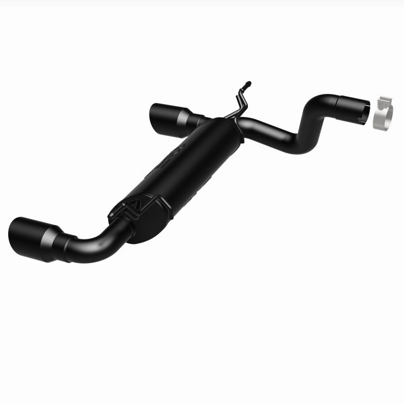 MagnaFlow 2018+ Jeep Wrangler 3.6L Dual Black Tip Axle-Back Exhaust Magnaflow Axle Back AXOPROS