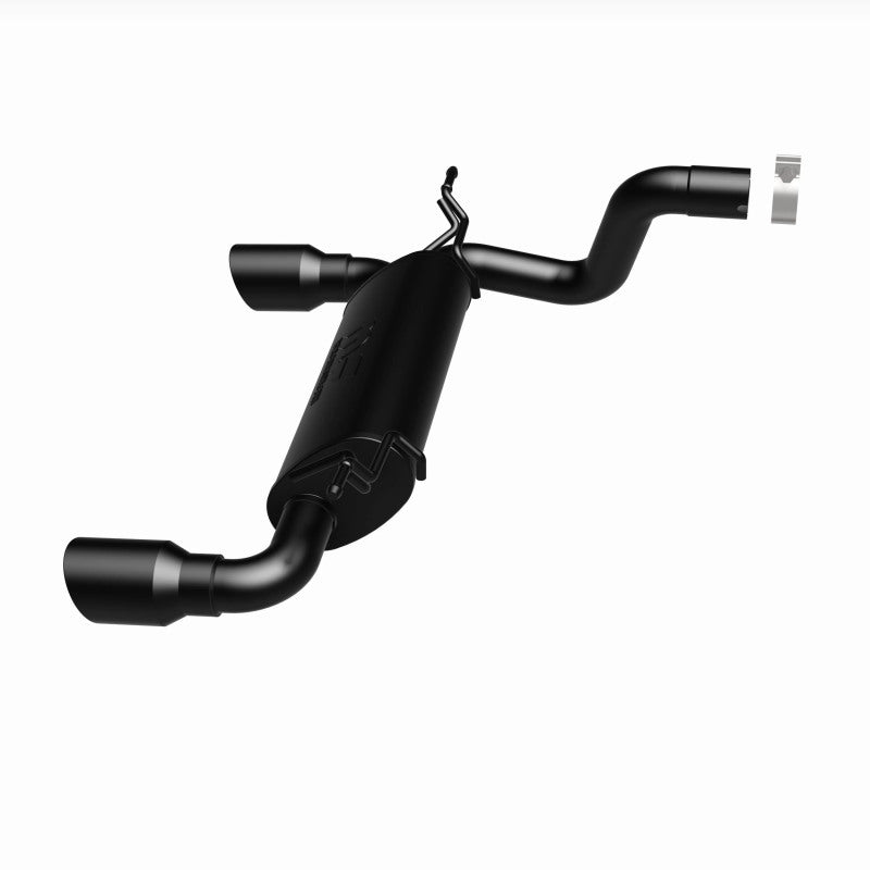 MagnaFlow 2018+ Jeep Wrangler 3.6L Dual Black Tip Axle-Back Exhaust Magnaflow Axle Back AXOPROS
