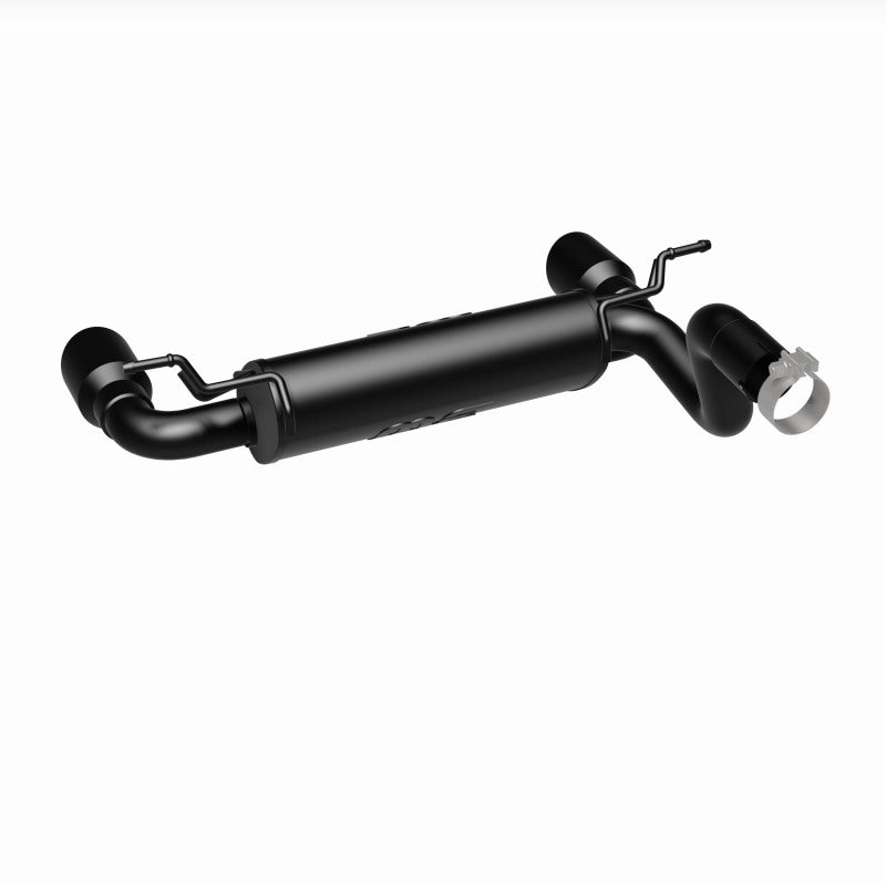 MagnaFlow 2018+ Jeep Wrangler 3.6L Dual Black Tip Axle-Back Exhaust Magnaflow Axle Back AXOPROS