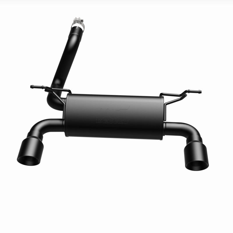 MagnaFlow 2018+ Jeep Wrangler 3.6L Dual Black Tip Axle-Back Exhaust Magnaflow Axle Back AXOPROS