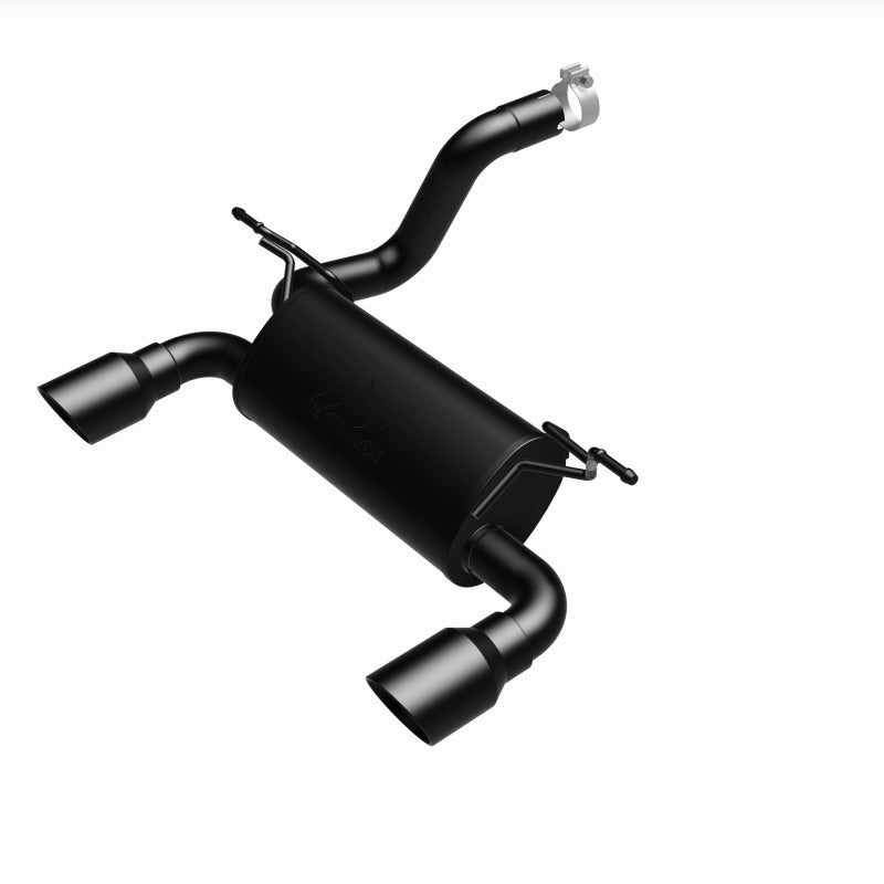 MagnaFlow 2018+ Jeep Wrangler 3.6L Dual Black Tip Axle-Back Exhaust Magnaflow Axle Back AXOPROS