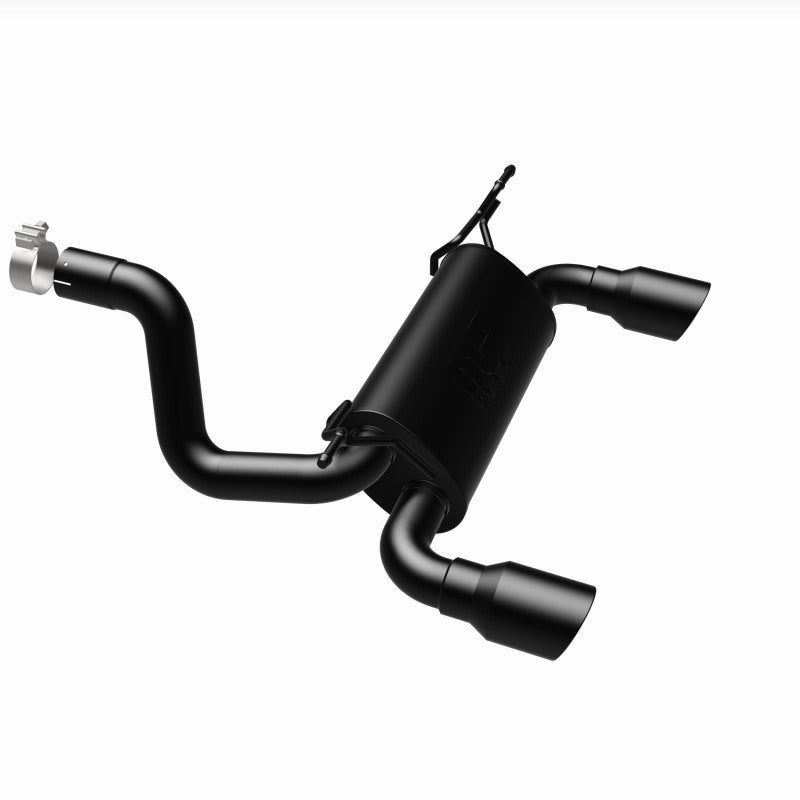 MagnaFlow 2018+ Jeep Wrangler 3.6L Dual Black Tip Axle-Back Exhaust Magnaflow Axle Back AXOPROS