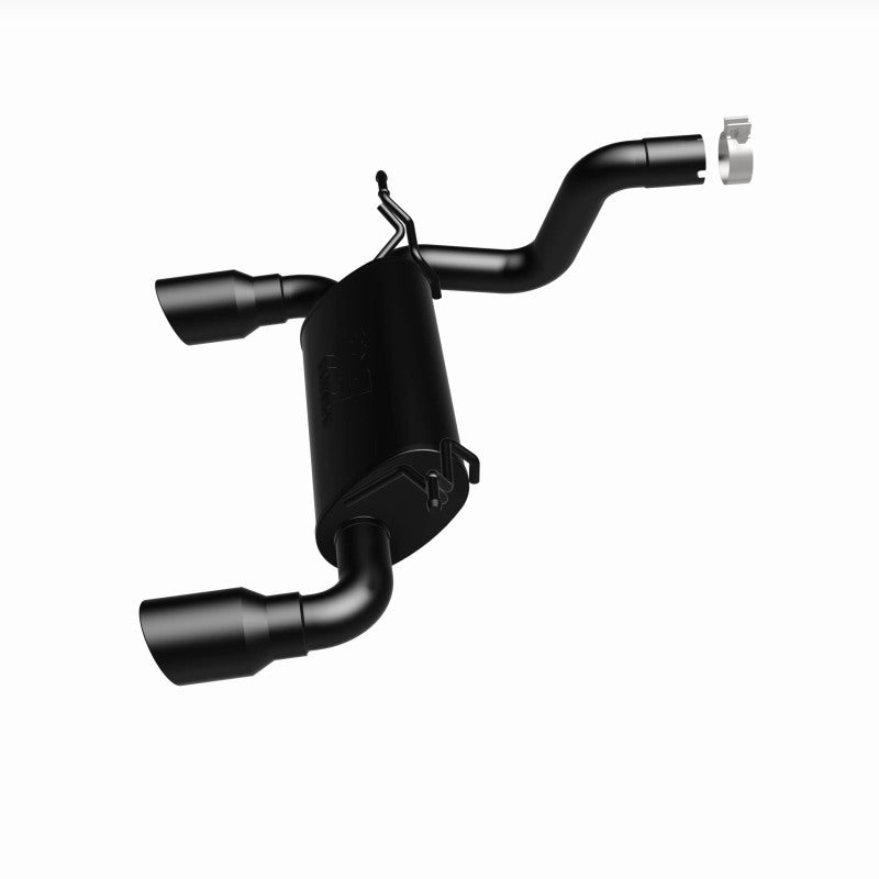 MagnaFlow 2018+ Jeep Wrangler 3.6L Dual Black Tip Axle-Back Exhaust Magnaflow Axle Back AXOPROS