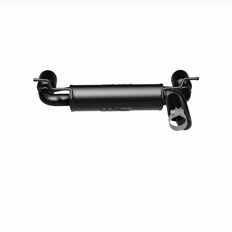 MagnaFlow 2018+ Jeep Wrangler 3.6L Dual Black Tip Axle-Back Exhaust Magnaflow Axle Back AXOPROS