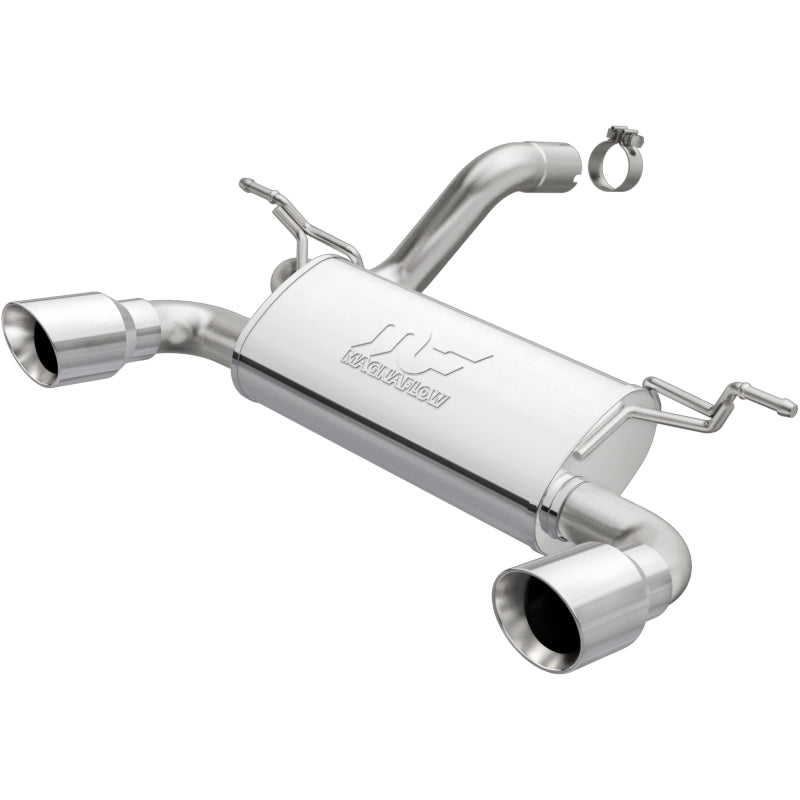 MagnaFlow 2018+ Jeep Wrangler 3.6L Dual Polished Tip Axle-Back Exhaust Magnaflow Axle Back AXOPROS