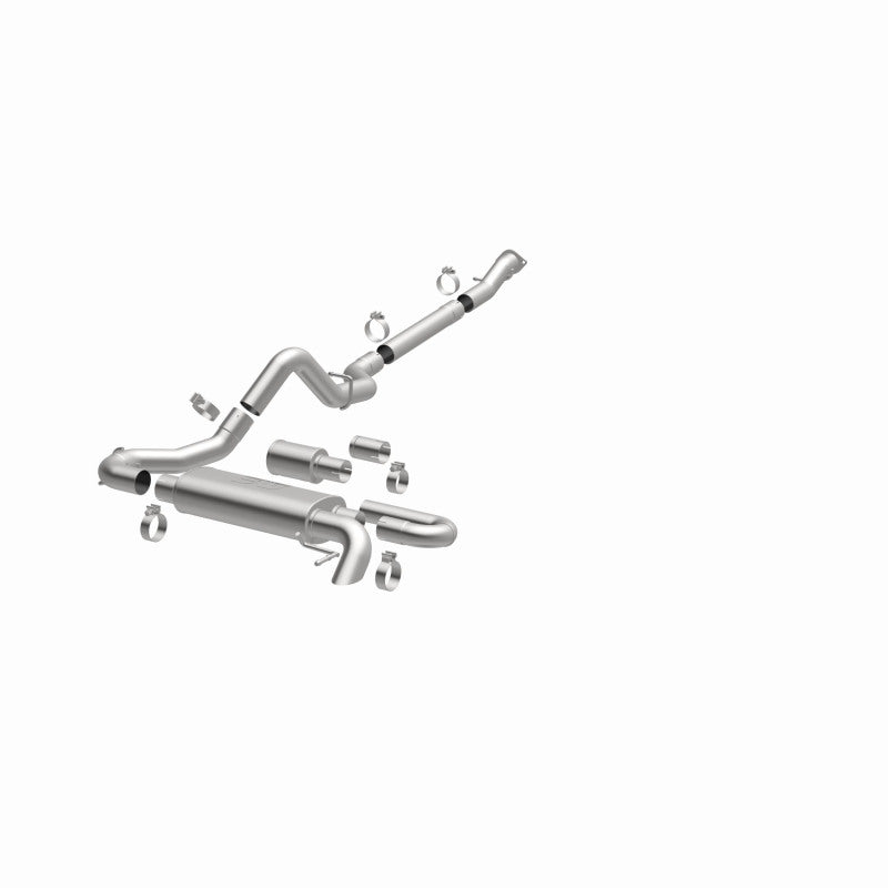MagnaFlow 2021 Ford Bronco Overland Series Cat-Back Exhaust w/ Single Straight Driver Exit- No Tip Magnaflow Catback AXOPROS