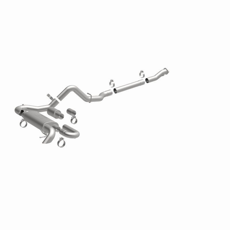 MagnaFlow 2021 Ford Bronco Overland Series Cat-Back Exhaust w/ Single Straight Driver Exit- No Tip Magnaflow Catback AXOPROS