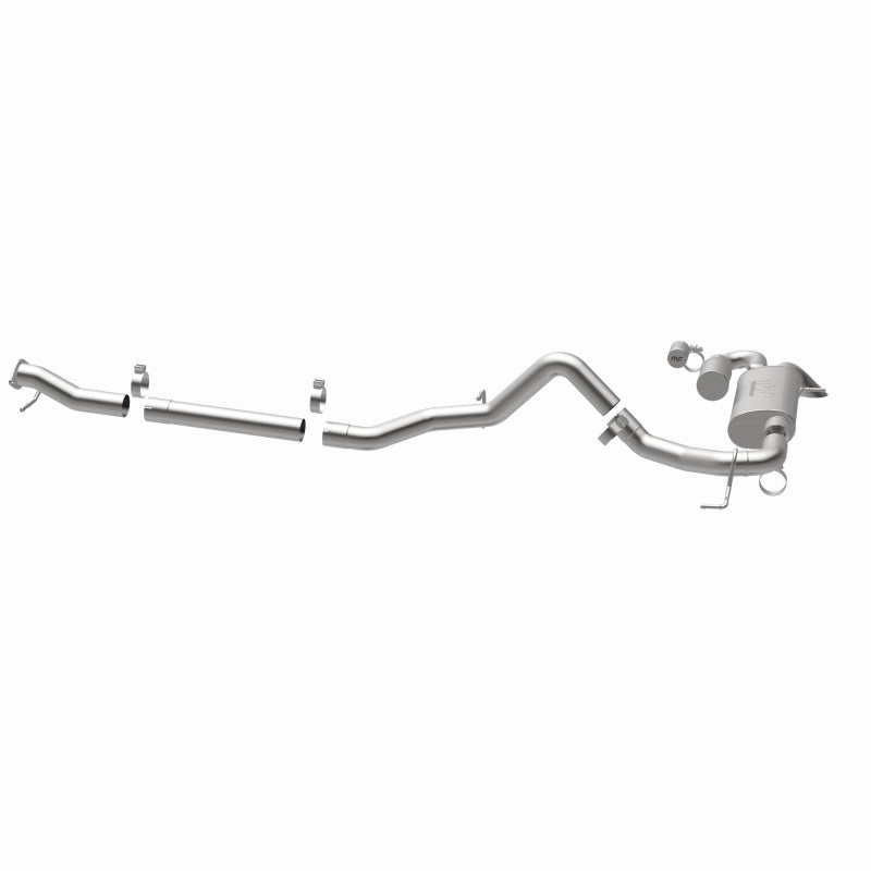 MagnaFlow 2021 Ford Bronco Overland Series Cat-Back Exhaust w/ Single Straight Driver Exit- No Tip Magnaflow Catback AXOPROS