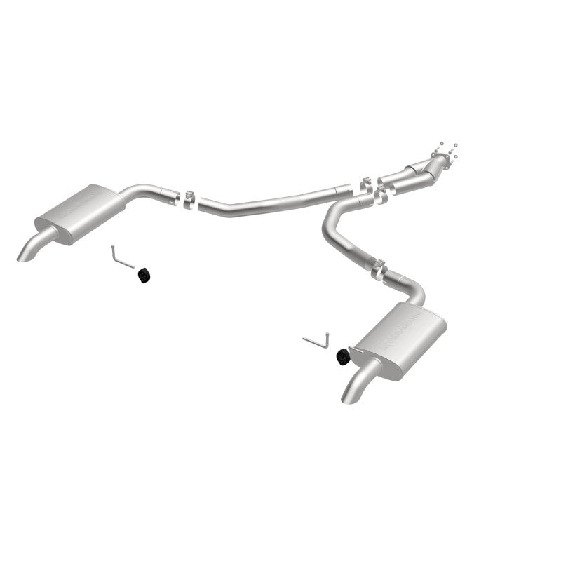 MagnaFlow 75-79 Chevy Corvette V8 5.7L Dual Split Rear Exit Stainless Cat-Back Perf Exhaust Magnaflow Catback AXOPROS