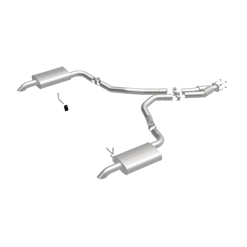 MagnaFlow 75-79 Chevy Corvette V8 5.7L Dual Split Rear Exit Stainless Cat-Back Perf Exhaust Magnaflow Catback AXOPROS
