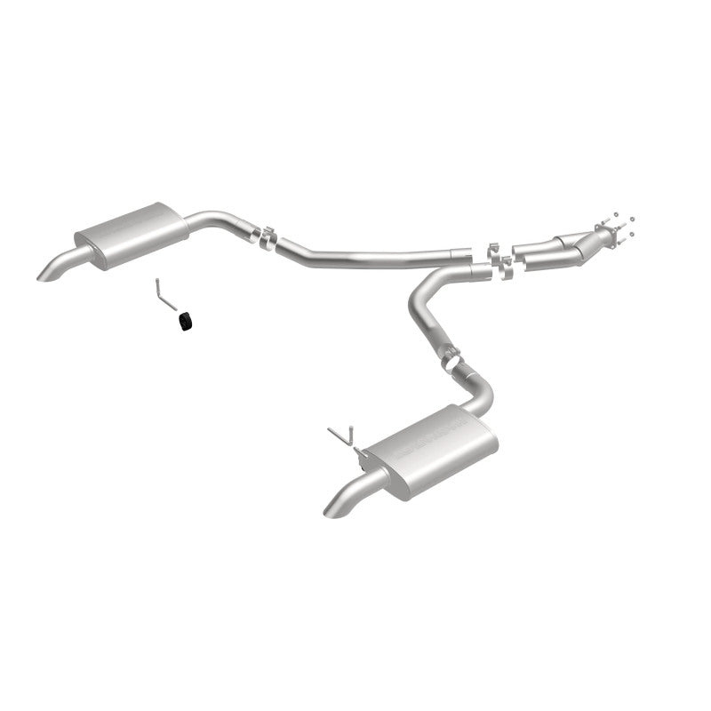 MagnaFlow 75-79 Chevy Corvette V8 5.7L Dual Split Rear Exit Stainless Cat-Back Perf Exhaust Magnaflow Catback AXOPROS