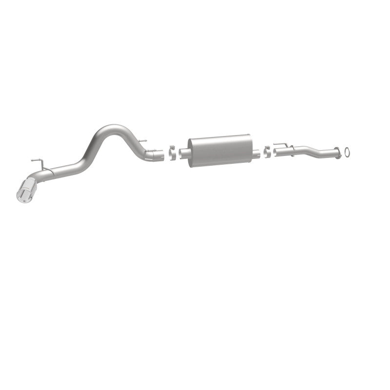 MagnaFlow Cat-Back 2016 Toyota Tacoma 3.5L V6 SS 3in Single Pass Side Exit Rear 4in Tip Magnaflow Catback AXOPROS