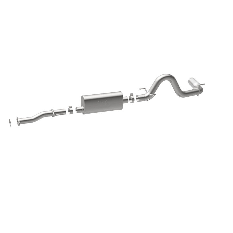 MagnaFlow Cat-Back 2016 Toyota Tacoma 3.5L V6 SS 3in Single Pass Side Exit Rear 4in Tip Magnaflow Catback AXOPROS