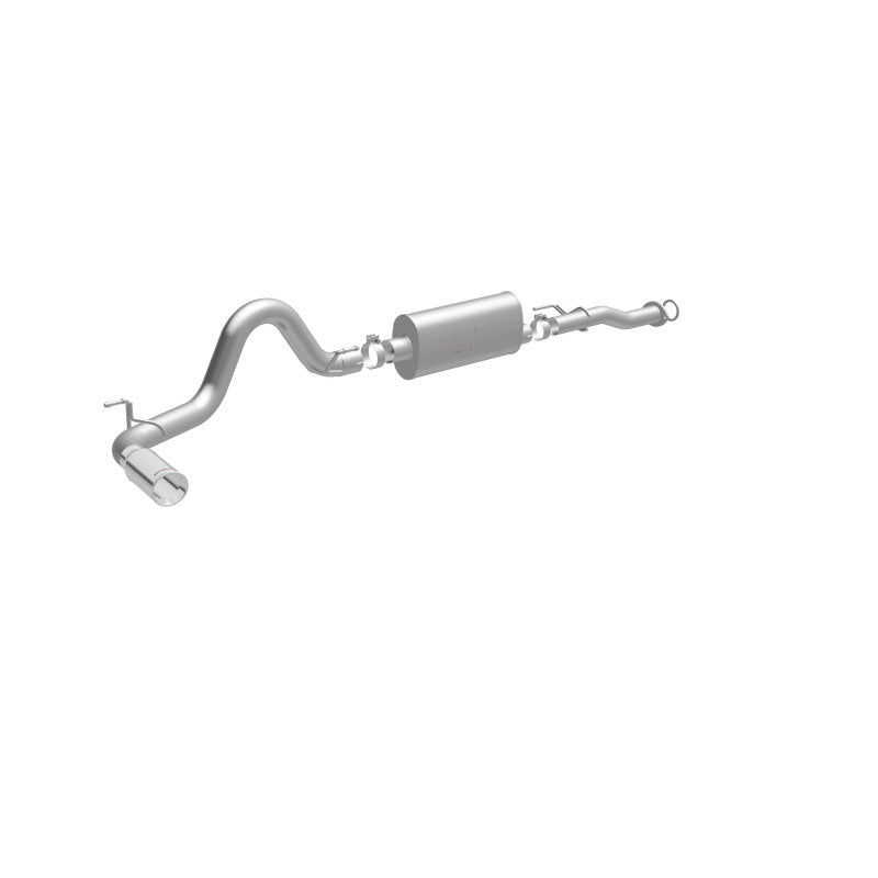MagnaFlow Cat-Back 2016 Toyota Tacoma 3.5L V6 SS 3in Single Pass Side Exit Rear 4in Tip Magnaflow Catback AXOPROS
