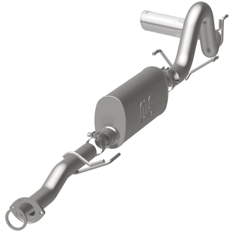 MagnaFlow Cat-Back 2016 Toyota Tacoma 3.5L V6 SS 3in Single Pass Side Exit Rear 4in Tip Magnaflow Catback AXOPROS